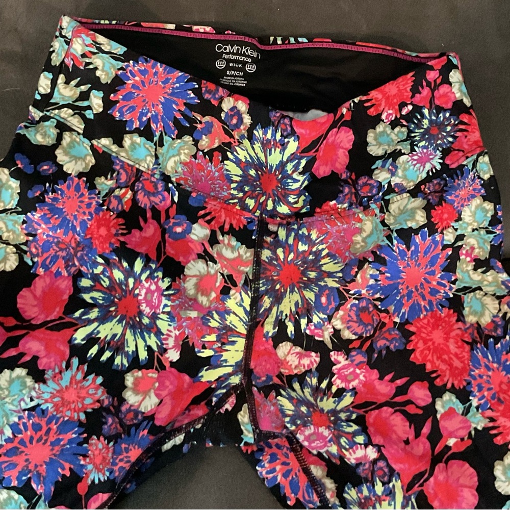 Calvin Klein Women's Colorful Floral Bike Shorts